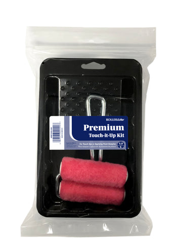 Premium Tiny Touch-It-Up Kit™ (Mo-Tech™) - 3" x 1/4" - Mini Roller Kit with metal frame - Woven Dralon® - 4 Pc